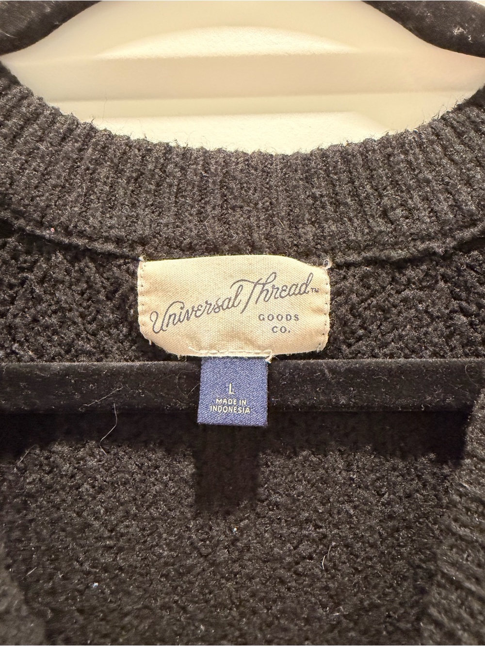 Universal Thread Black Button-Up Rib Knit Cardigan - Picture 4 of 4